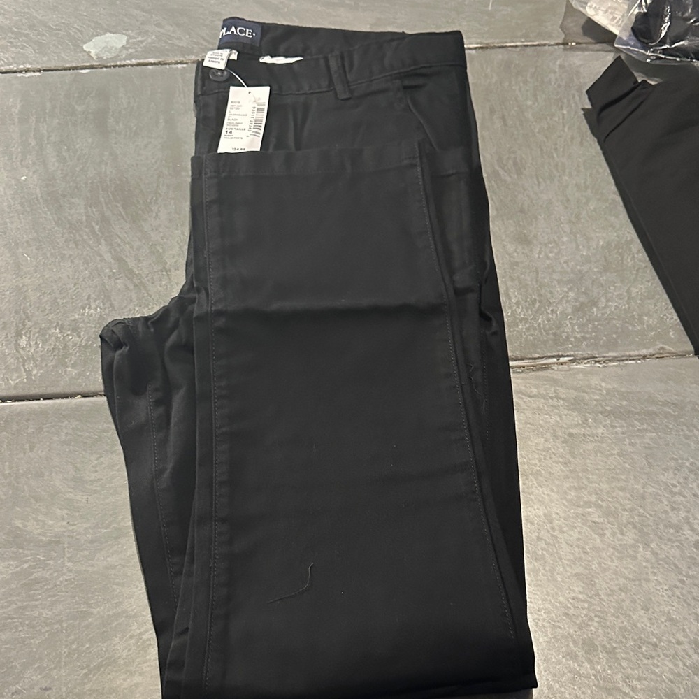 Place Men's Classic Black Chinos
